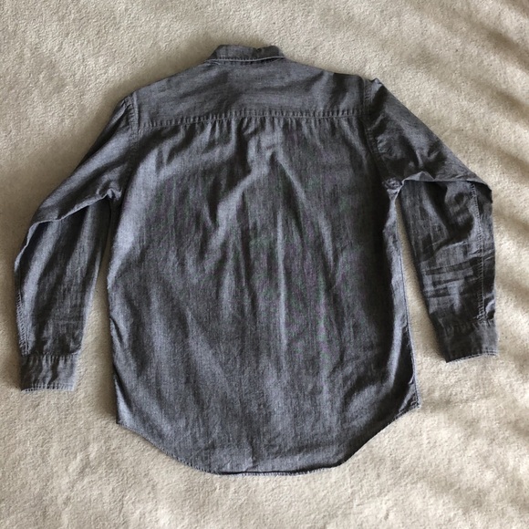 Vintage black wash chambray shirt - Picture 4 of 11